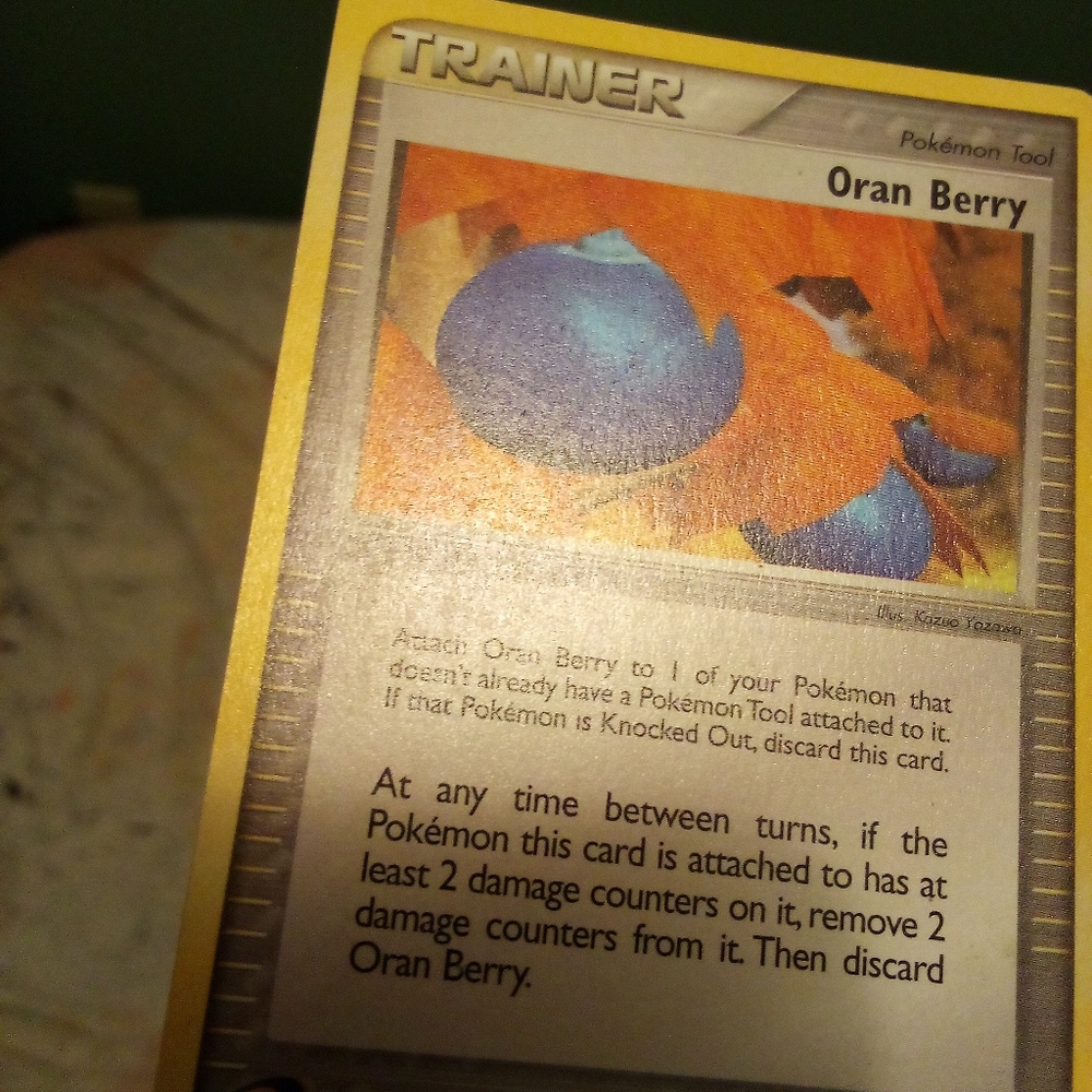 Vintage Pokemon Oran Berry E-Reader Trainer 85/109 EX Ruby & Sapphire 2003 - Picture 7 of 15